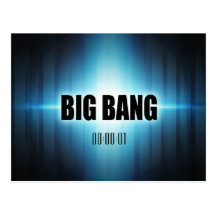 Big Bang Tarjeta Postal