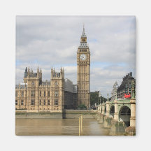 Big Ben y las casas del parlamento Londres Imanes De Nevera