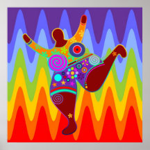 BIG Mama | chakren colors waves Posterdrucke