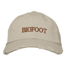 Bigfoot bordó el gorra gorras de beisbol bordadas