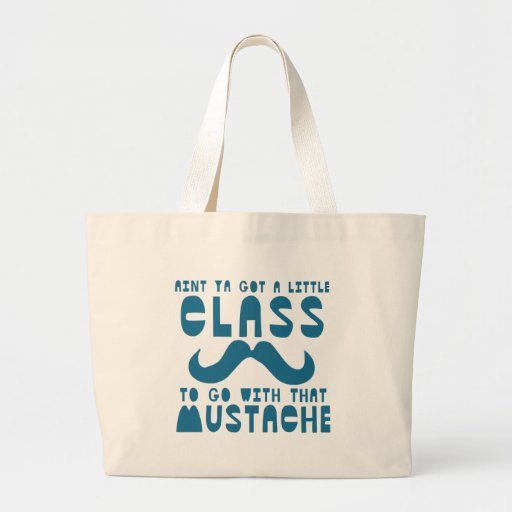 Bigote Bolsa Lienzo