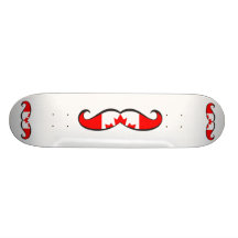 Bigote canadiense de la bandera patines 