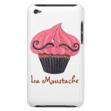 Bigote de la magdalena y del La Case-Mate iPod Touch Cárcasa