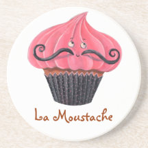 Bigote de la magdalena y del La Posavasos Para Bebidas