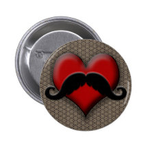 Bigote de moda Stache del bigote del manillar Pin
