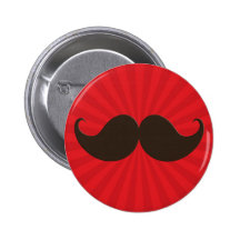 Bigote de moda Stache del bigote del manillar Pin
