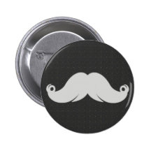 Bigote de moda Stache del bigote del manillar Pins