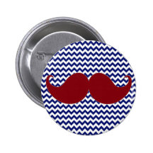 Bigote de moda Stache del bigote del manillar Pins