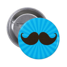 Bigote de moda Stache del bigote del manillar Pins