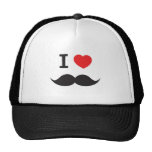 Bigote del amor gorros bordados