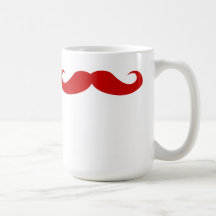 Bigote del jengibre tazas de café