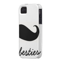 Bigote del mejor amigo Case-Mate iPhone 4 funda