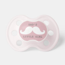 BIGOTE DIVERTIDO DEL BLANCO DE LA NIÑA CHUPETES DE BEBE