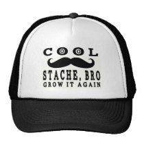 Bigote divertido Stache fresco Bro gorras