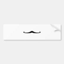 Bigote Etiqueta De Parachoque