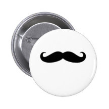 Bigote negro o bigote negro para los regalos de la pins
