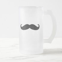 Bigote negro o bigote negro para los regalos de la tazas de café