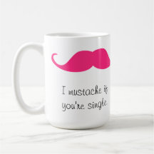 Bigote personalizado Stache del manillar de las ro Tazas