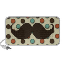 Bigote retro del manillar en modelo enrrollado notebook altavoces