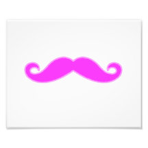 Bigote rosado fucsia femenino fotografia