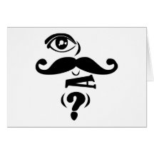 Bigote U del ojo una pregunta Tarjetón