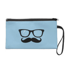 bigote y vidrios