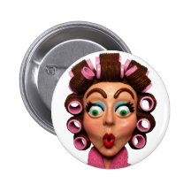 Bigudíes que llevan de la mujer pin