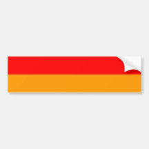 Bikaner, bandera de la India Etiqueta De Parachoque