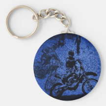 Bikegrung-Azul Llaveros