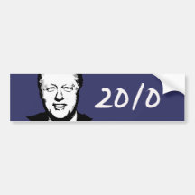 Bill Clinton Pegatina De Parachoque