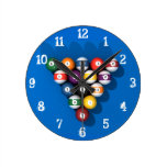 Billares/bolas de piscina: Reloj de pared Relojes De Pared