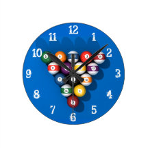 Billares/bolas de piscina: Reloj de pared Relojes De Pared