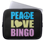 Bingo del amor de la paz funda computadora