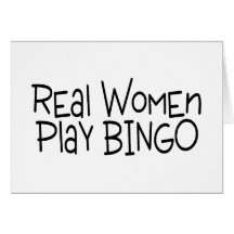Bingo del juego de las mujeres reales tarjetas