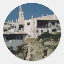Binibeca Vell, Menorca, España Pegatinas