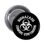 Biohazard: Botón del contagio del zombi Pins