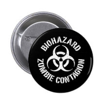 Biohazard: Botón del contagio del zombi Pins
