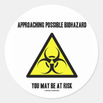 Biohazard posible inminente usted puede ser en pel pegatinas