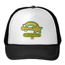 Biólogo de la superestrella gorros  