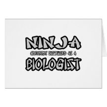 Biólogo de Ninja… Felicitacion