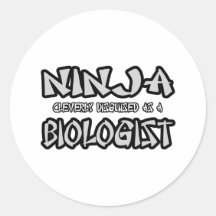 Biólogo de Ninja… Pegatinas