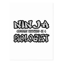 Biólogo de Ninja… Postal