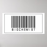 Bioquímico del código de barras impresiones