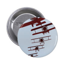 Biplano retro pin
