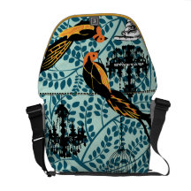 Birdcage personalizado del pájaro del vintage de l bolsa de mensajeria 