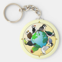 Birdorables del mundo llavero personalizado