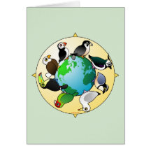 Birdorables del mundo tarjeton