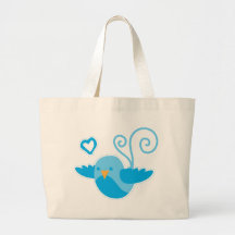 birdy lindo de la mamá bolsa lienzo