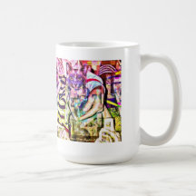 Birmano azul cubicado tazas