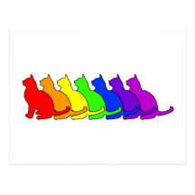 Birmano del arco iris postal